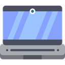 Laptop, Computer, technology, electronic, computing CornflowerBlue icon