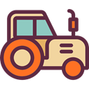 engine, transportation, transport, vehicle, tractor, Farm, Automobile DarkSlateGray icon
