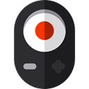 Camera, Remote, buttons, technology, electronics, Remote control Black icon