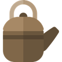 miscellaneous, tea, food, kettle, hot drink, kitchenware, Tools And Utensils, Coffee Pot DarkOliveGreen icon