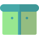 Cupboard, Closet, Furnitures, Furniture And Household, buildings, furniture CadetBlue icon