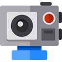 domestic, video camera, gopro, digital camera, camcorder, technology, electronics Gray icon
