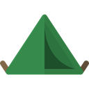 woods, rural, Camping, Forest, Tent, Holidays, nature SeaGreen icon