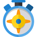 Cardinal Points, Sports And Competition, location, Direction, Tools And Utensils, compass, Orientation CornflowerBlue icon