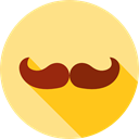 fashion, hair, moustache, Facial Hair, Beauty, Mustache Khaki icon