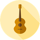 music, guitar, flamenco, Folk, musical instrument, Spanish Guitar, Orchestra, Acoustic Guitar, String Instrument, Music And Multimedia Moccasin icon