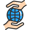 Planet Earth, Ecologic, Ecology And Environment, Hand, ecology, Ecological DarkSlateGray icon