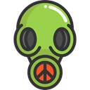Respirator, Gas Mask, Chemical Weapon, miscellaneous, Tools And Utensils, Biological Hazard DarkSlateGray icon