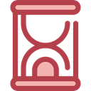 Clock, time, miscellaneous, Hourglass, waiting, Tools And Utensils, Time And Date Sienna icon