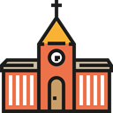 church, religion, temple, buildings, Chapel, christian, Architecture And City Black icon