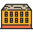 buildings, property, real estate, residential, Architecture And City, Construction Goldenrod icon
