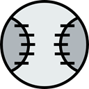 baseball, sports, Sports Ball, Team Sports, Sports And Competition Lavender icon
