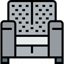 Seat, Chair, furniture, Armchair, Comfortable, Furniture And Household Silver icon