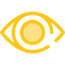 optical, ui, Multimedia Option, Body Part, show, Eye, Ophthalmology Black icon