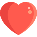 Heart, interface, Like, shapes, Peace, lover, loving, Valentines Day, Love And Romance Tomato icon