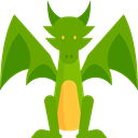 Fairy Tale, Character, Dragon, legend, monster, Animals, Fantasy, Folklore OliveDrab icon