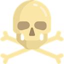miscellaneous, poison, pirate, Skull And Bones, Jolly Roger NavajoWhite icon