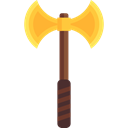 tool, weapon, medieval, Axe, miscellaneous, hatchet, weapons Black icon