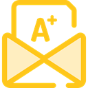 Email, envelope, Message, mail, Letter, Communications Gold icon