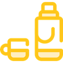 liquid, thermos, Tools And Utensils, Food And Restaurant, drink, food, flask Gold icon
