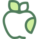 Apple, food, Fruit, organic, diet, vegetarian, vegan, Healthy Food, Food And Restaurant DimGray icon