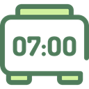 Tools And Utensils, Time And Date, Clock, time, timer, education, digital, alarm clock DimGray icon