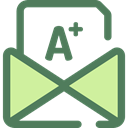 Communications, Message, mail, Letter, Email, envelope DimGray icon