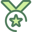 award, medal, winner, Champion, Sports And Competition DimGray icon