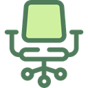 miscellaneous, Seat, Chair, buildings, sitting, Desk Chair, Furniture And Household DimGray icon