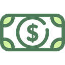 Currency, Business And Finance, Business, Money, Cash, Dollar, Notes DimGray icon