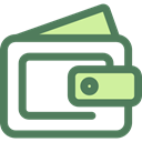 wallet, Money, Cash, pay, purse, fashion, Business And Finance DimGray icon