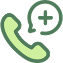 telephone, phone receiver, phone call, Emergency Call, Healthcare And Medical DimGray icon
