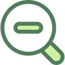 Zoom out, Tools And Utensils, Edit Tools, search, magnifying glass, zoom, detective, Loupe DimGray icon