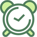 Clock, time, timer, alarm clock, Tools And Utensils DimGray icon