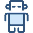 Futurist, robot, technology, electronics, Science Fiction DarkSlateBlue icon