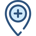 pin, placeholder, signs, map pointer, Maps And Flags, Map Location, Map Point, Maps And Location, Healthcare And Medical DarkSlateBlue icon