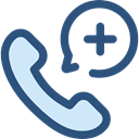 telephone, phone receiver, phone call, Emergency Call, Healthcare And Medical DarkSlateBlue icon