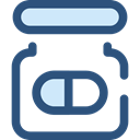Healthcare And Medical, medical, Pill, medicine, healthcare, pills, healthy, heal, Medicines, Remedy DarkSlateBlue icon