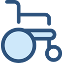 wheelchair, Disabled, transport, handicap, Healthcare And Medical DarkSlateBlue icon