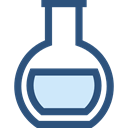 chemical, Tools And Utensils, Test Tube, Flasks, science, education, Chemistry, flask DarkSlateBlue icon