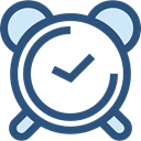 timer, alarm clock, Tools And Utensils, Clock, time DarkSlateBlue icon