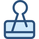 miscellaneous, Attachment, Paperclip, Clips, Tools And Utensils, School Material, Office Material DarkSlateBlue icon