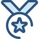 award, medal, winner, Champion, Sports And Competition DarkSlateBlue icon