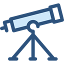 science, education, Observation, space, telescope, Tools And Utensils DarkSlateBlue icon