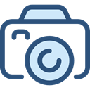Camera, photo, photography, technology, electronics, photograph, photo camera DarkSlateBlue icon