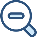 search, magnifying glass, zoom, detective, Loupe, Zoom out, Tools And Utensils, Edit Tools DarkSlateBlue icon