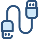 Usb, Cable, Connection, technology, port, electronics, Usb Cable DarkSlateBlue icon