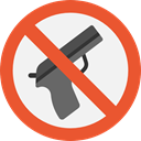 forbidden, prohibition, weapons, Not Allowed, Signaling Tomato icon