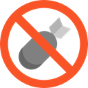 prohibition, Not Allowed, Signaling, Bombs, Forbbiden Tomato icon