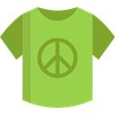 interface, hippie, pin, Shirt, placeholder, Peace, fashion, signs, map pointer, Map Location, Map Point YellowGreen icon